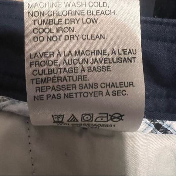 Woolrich Navy Blue Straight Fit Mini Skirt Coastal Casual Nautical Preppy Size 6 - Picture 8 of 8